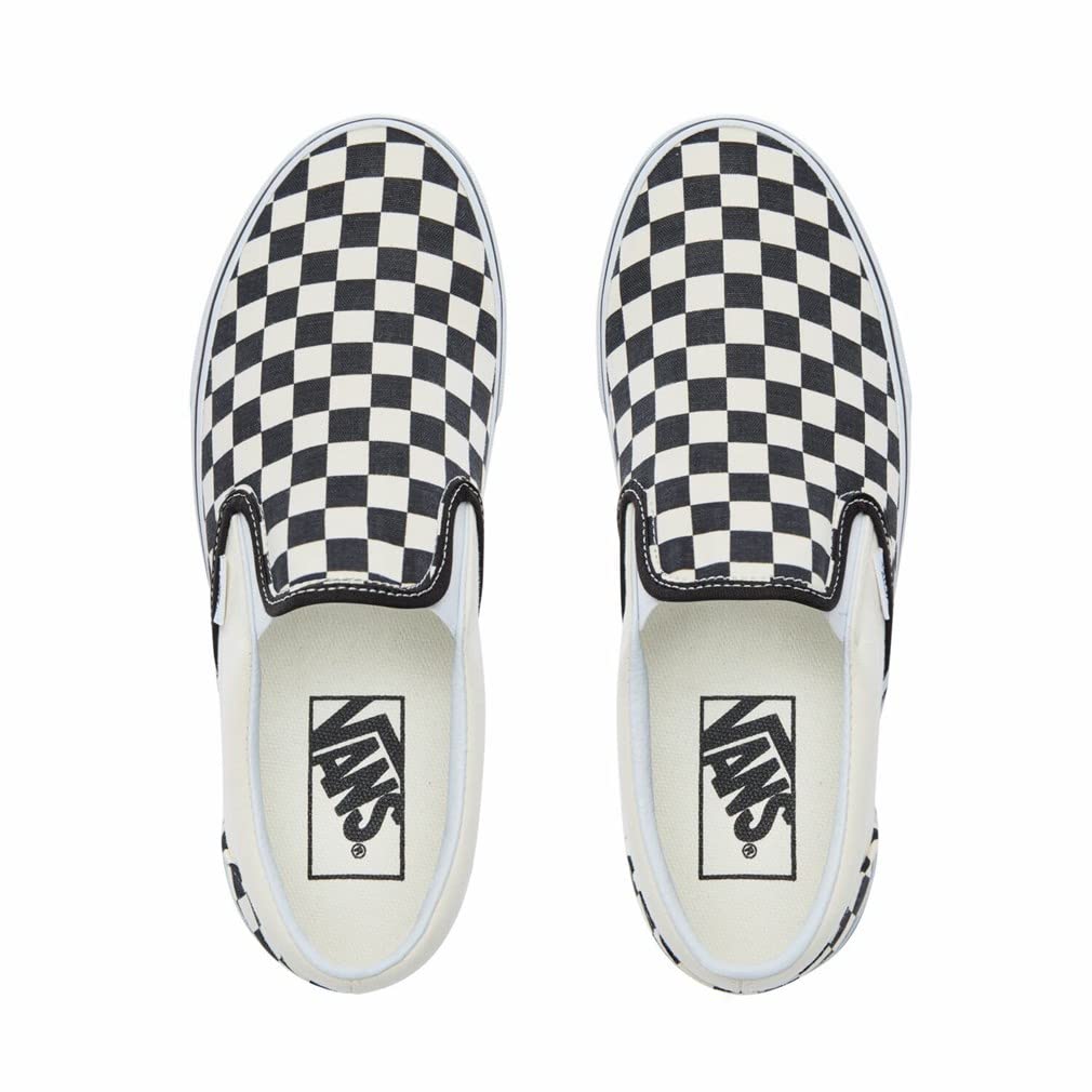 Vans Classic Slip On Black Off White Checkerboard VN-0EYEBWW Mens US 10