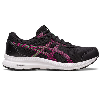 ASICS Women's Gel-Contend 8 Running Shoes 5 Black/Pink Rave