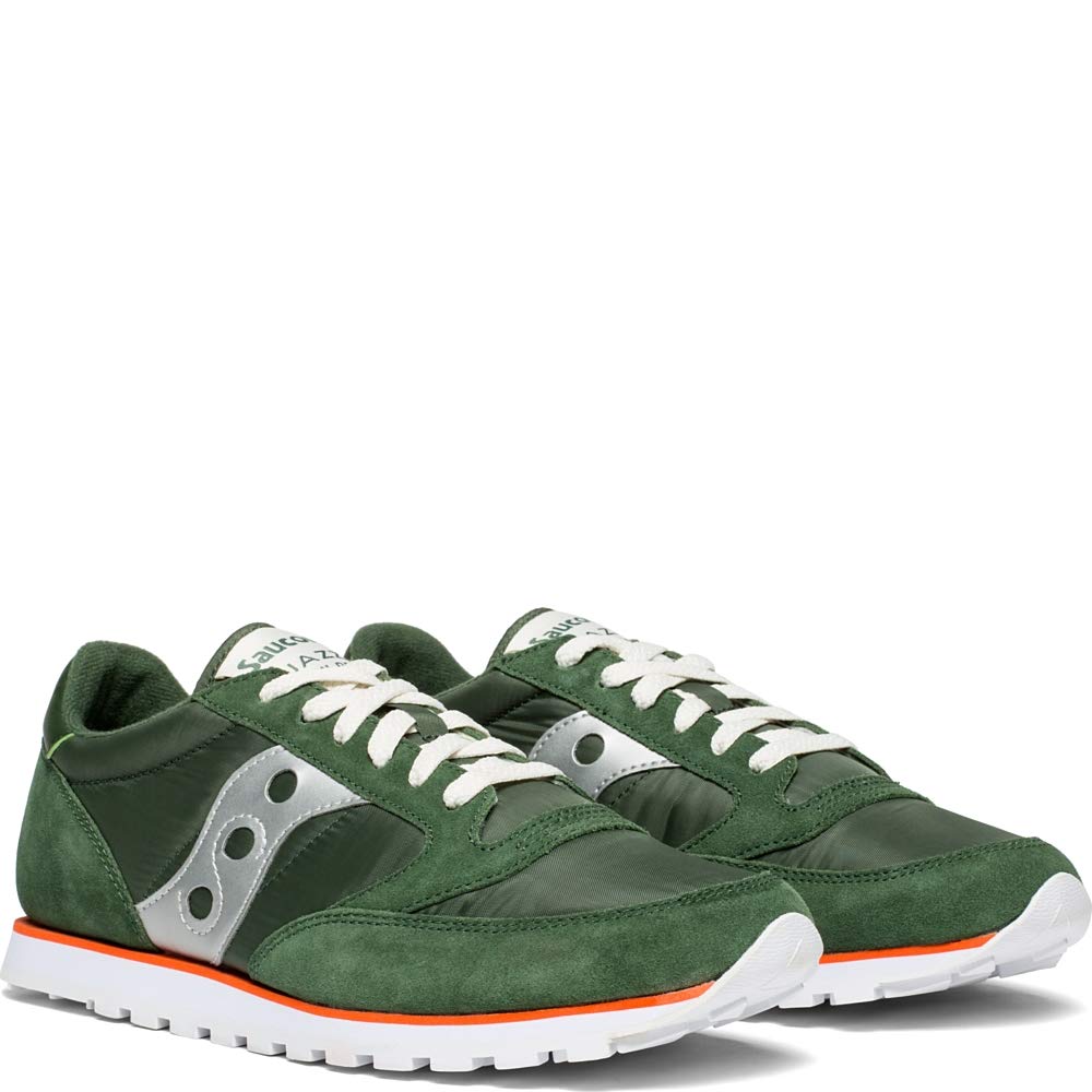 Saucony Originals Jazz Low Pro Green/Orange/Silver 11