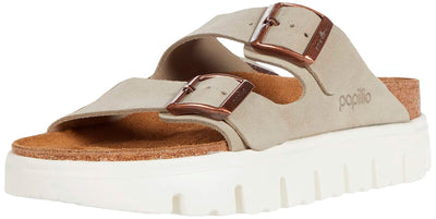 BIRKENSTOCK Arizona Platform Women | Taupe (1018135) (6, Taupe)