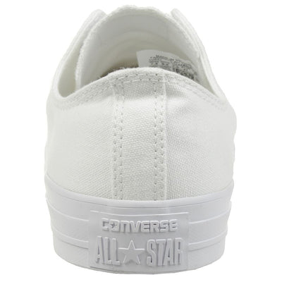 Converse Men's Chuck Taylor All Star 2018 Seasonal Low Top Sneaker, Mono White, 6