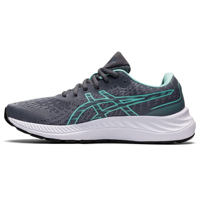 ASICS Women's Gel-Excite 9 Running Shoes 5.5 Wide Sheet Rock/Oasis Green