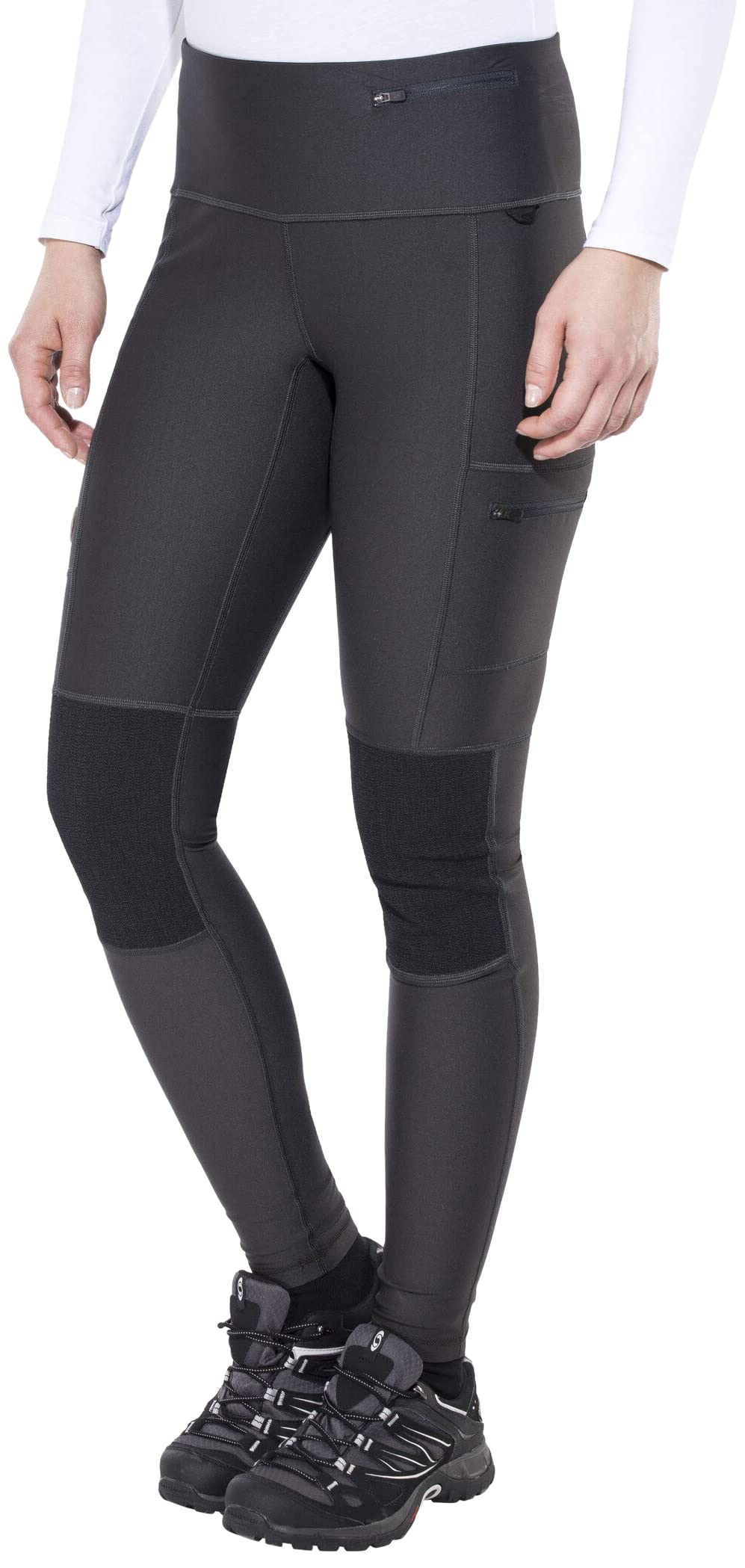 Fjallraven Abisko Trekking Tights - Women's Small Dark Grey