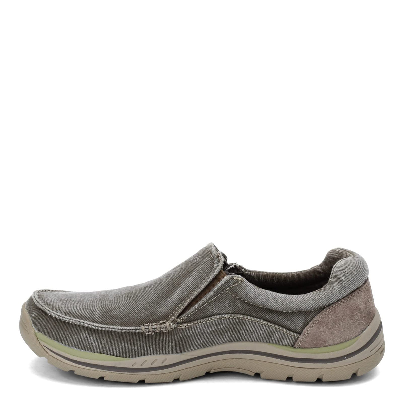 Skechers Men's Expected Avillo Moccasin, Khaki, 8.5 D US