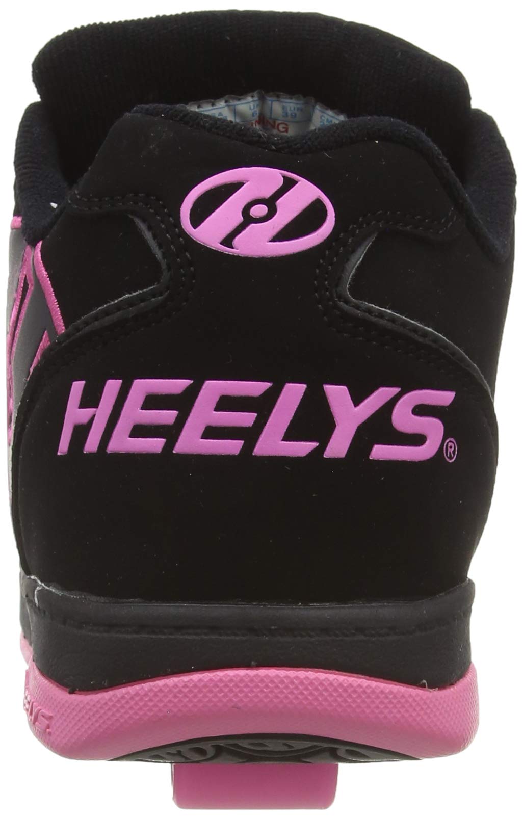 HEELYS Unisex-Child Propel Skate Shoe 7 Little Kid Black Hot Pink