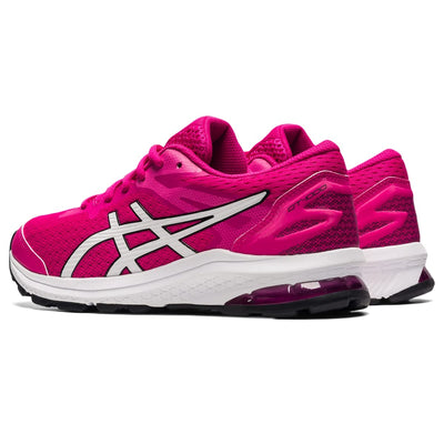 ASICS Kid's GT-1000 10 Grade School Running Shoes, 7, Pink Rave/White