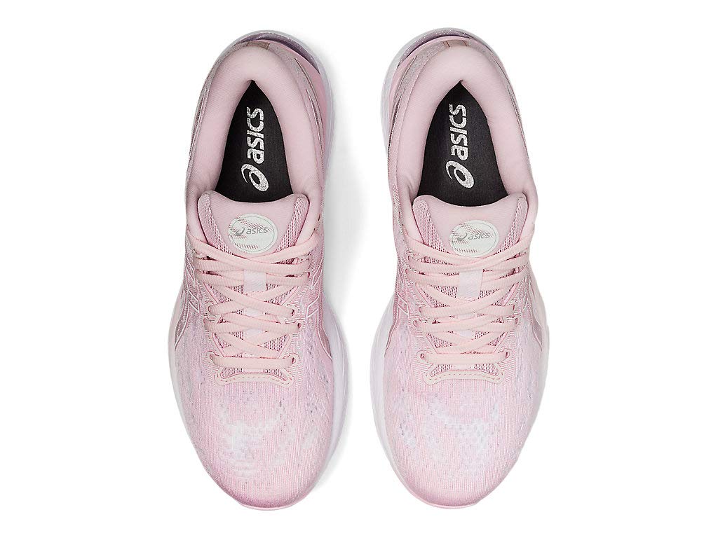 ASICS Women's Gel-Cumulus 23 Running Shoes, 9.5, Pink Salt/White