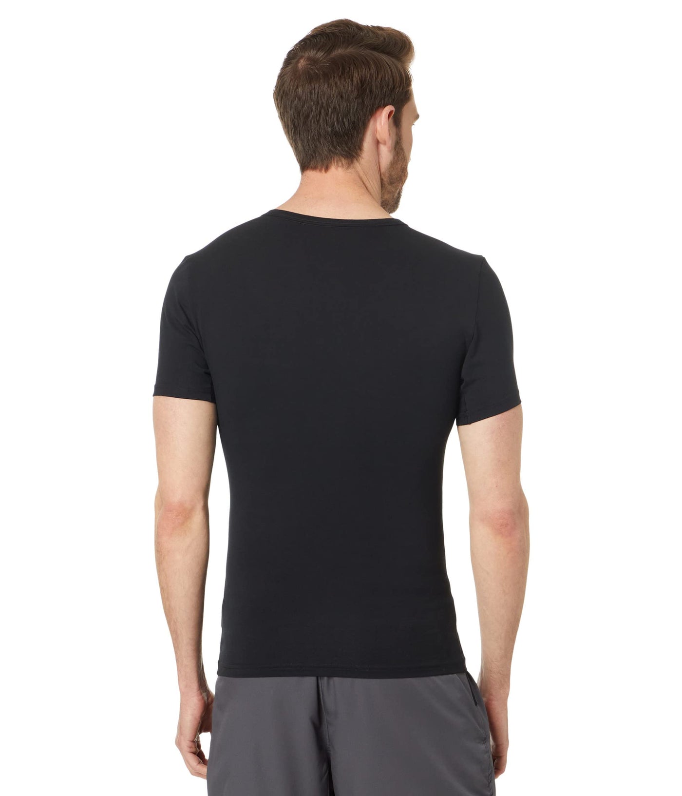 SPANX Cotton Spandex Crew Classic Black LG