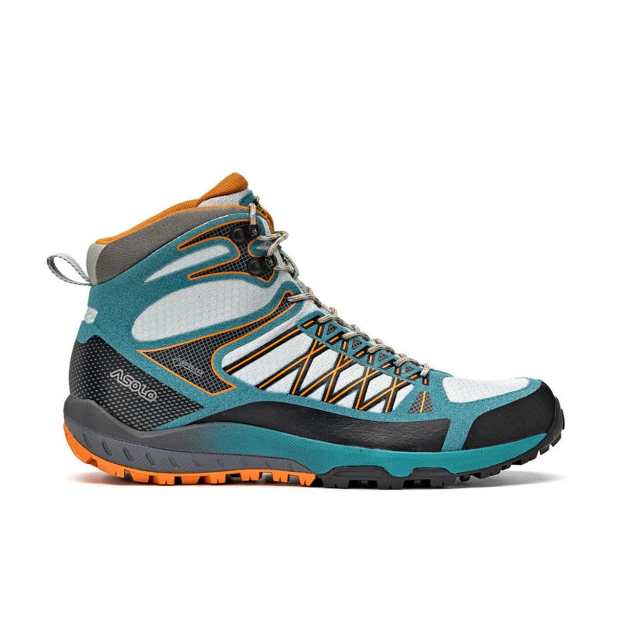 ASOLO Women's Grid Mid GV Hiking Boot 10.5 Sky Grey/North Sea