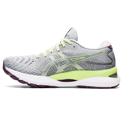 ASICS Gel-Nimbus® 24 Piedmont Grey/Lime Green 6.5 D - Wide