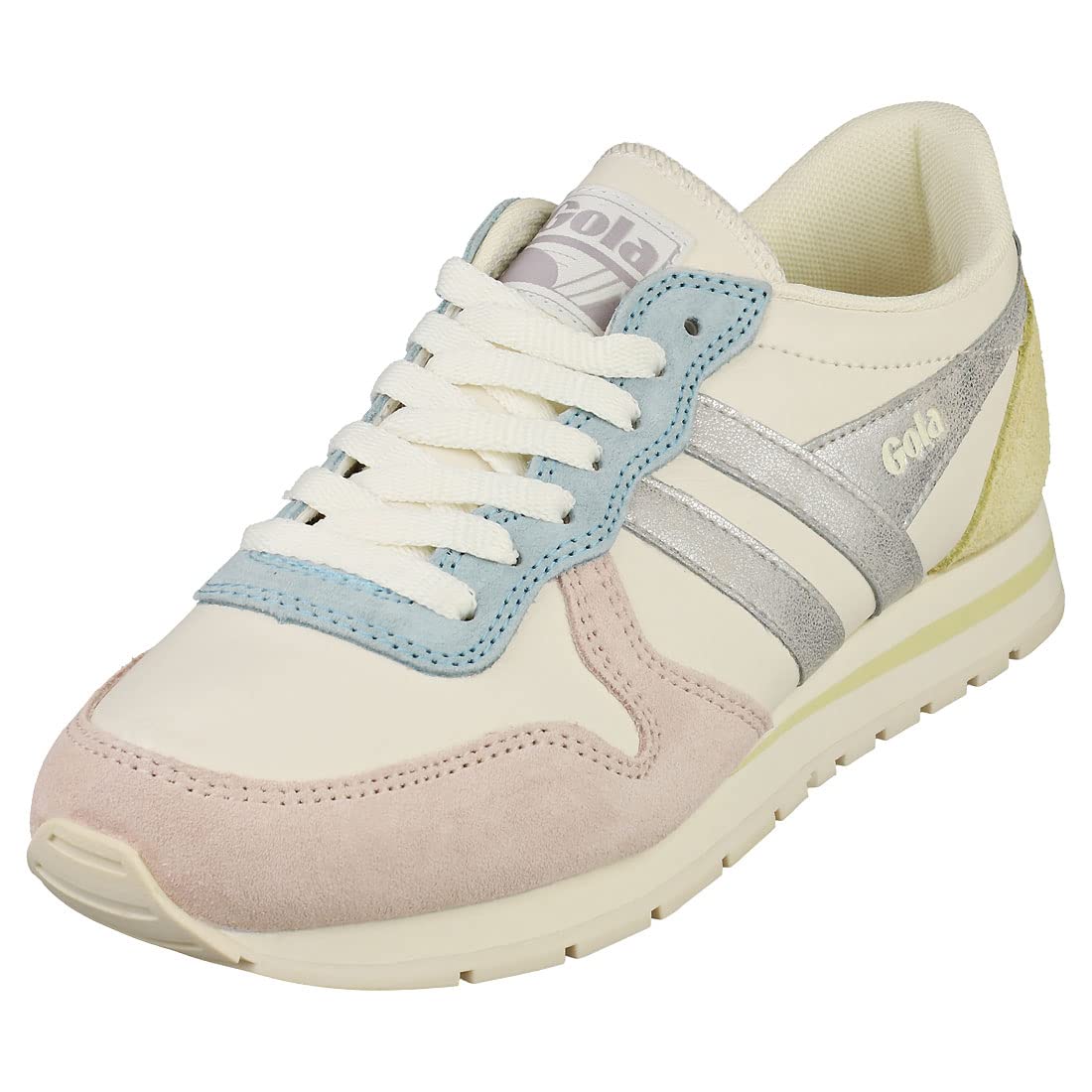 Gola Daytona Quadrant Off-White/Blossom/Silver/Lemon 7 B (M)