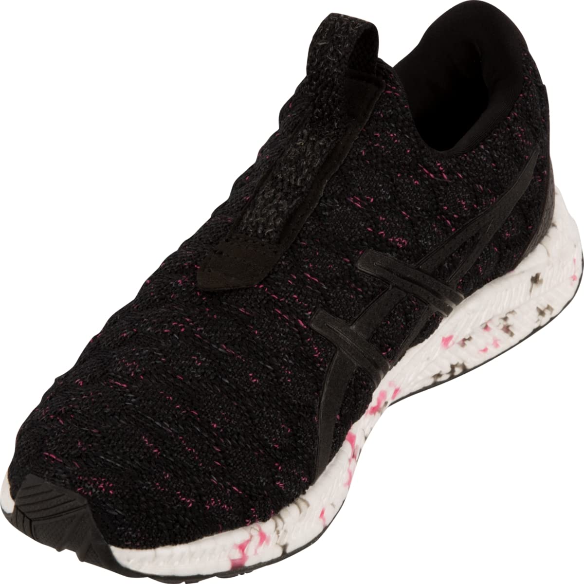 ASICS Women's HyperGEL-KENZEN Running Shoes, 8.5, BLACK/HOT PINK/CARBON