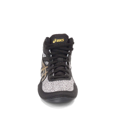 ASICS Kid's Matflex 6 Grade School Wrestling Shoes 11 Big Kid White/Rich Gold