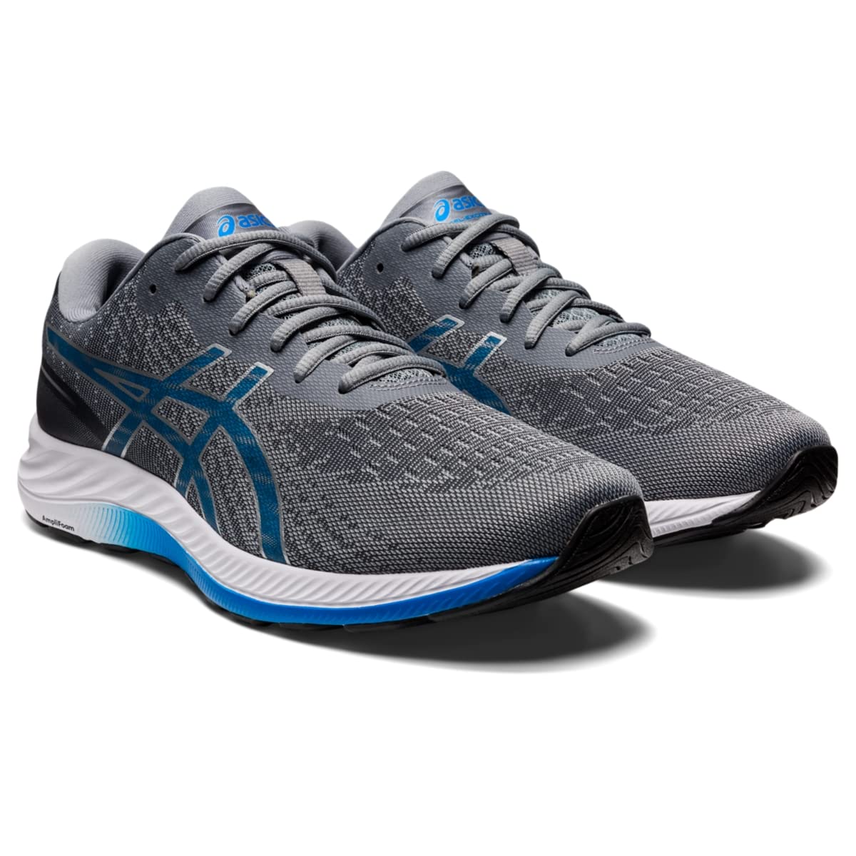 ASICS Men's Gel-Excite 9 Running Shoes, 7.5, Sheet Rock/Electric Blue