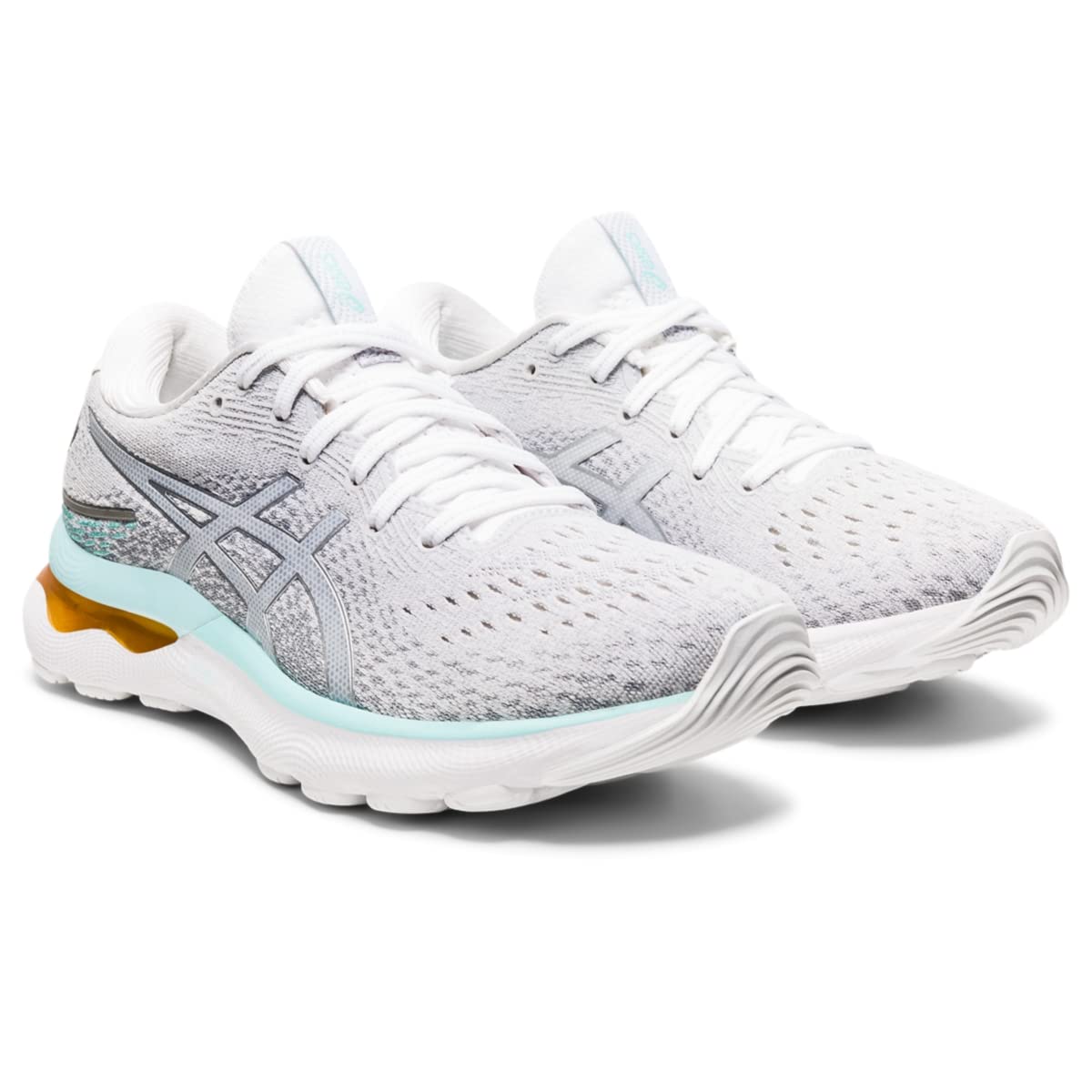 ASICS Gel-Nimbus® 24 White/Pure Silver 12 B (M)