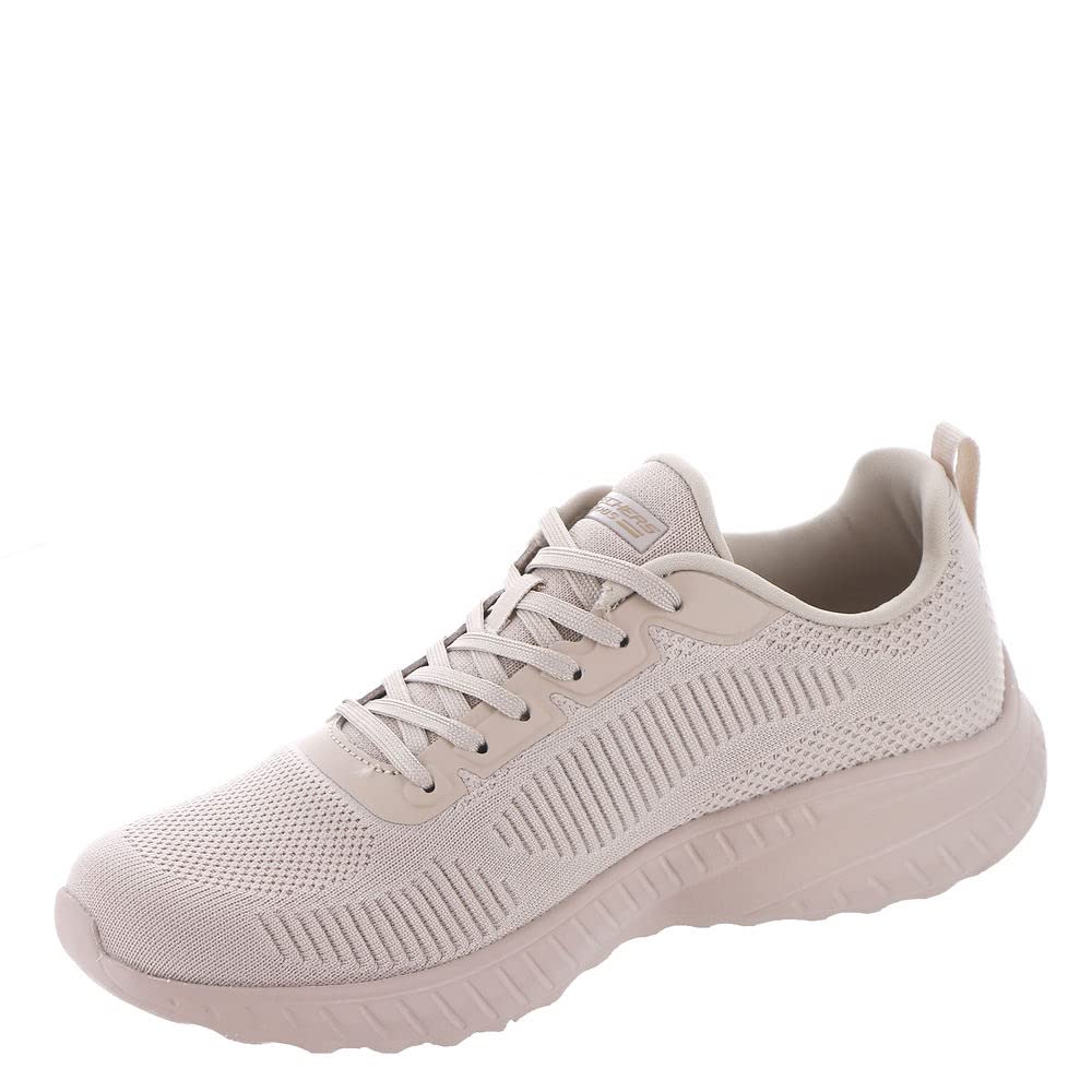 Skechers Women's Bobs Squad Chaos – Face Off Sneaker 6 Nude