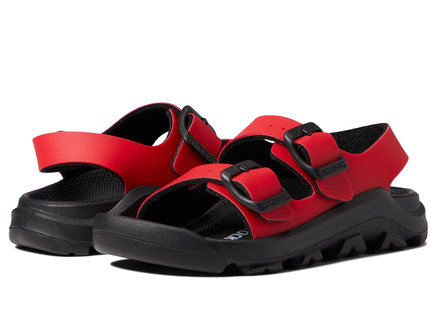 Birkenstock Mogami (Toddler/Little Kid/Big Kid) Active Red Birko-Flor EU 31(US 13-13.5 Little Kid) Narrow