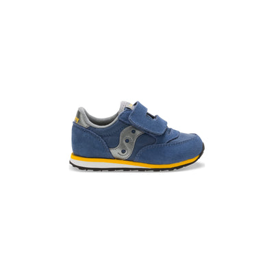 Saucony Baby Girls' Baby Jazz Hook Loop Seasonal Little Kid (4-8 Years) 11.5 Little Kid Blue/Grey