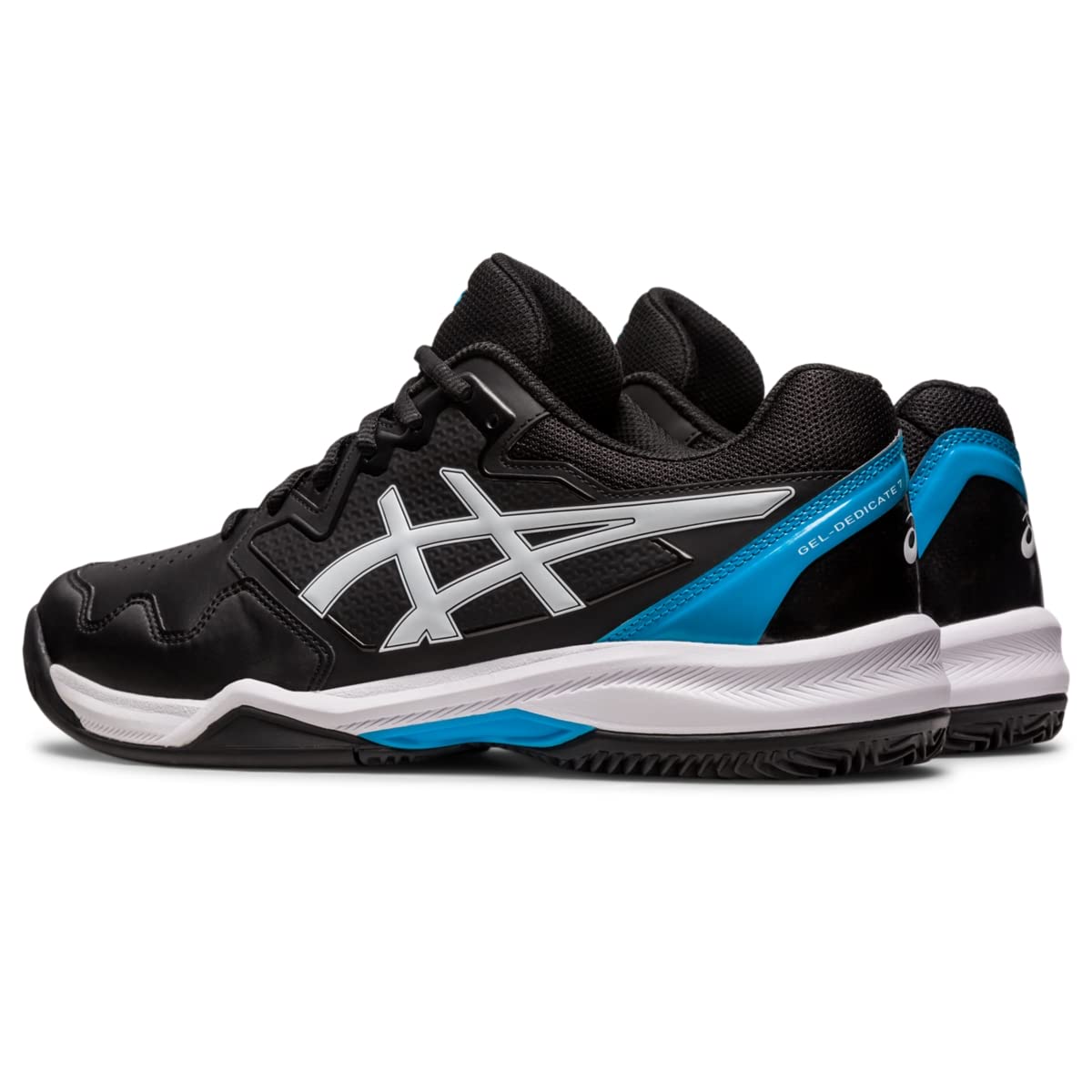 ASICS Gel-Dedicate 7 Clay Black/Island Blue 8.5 D (M)