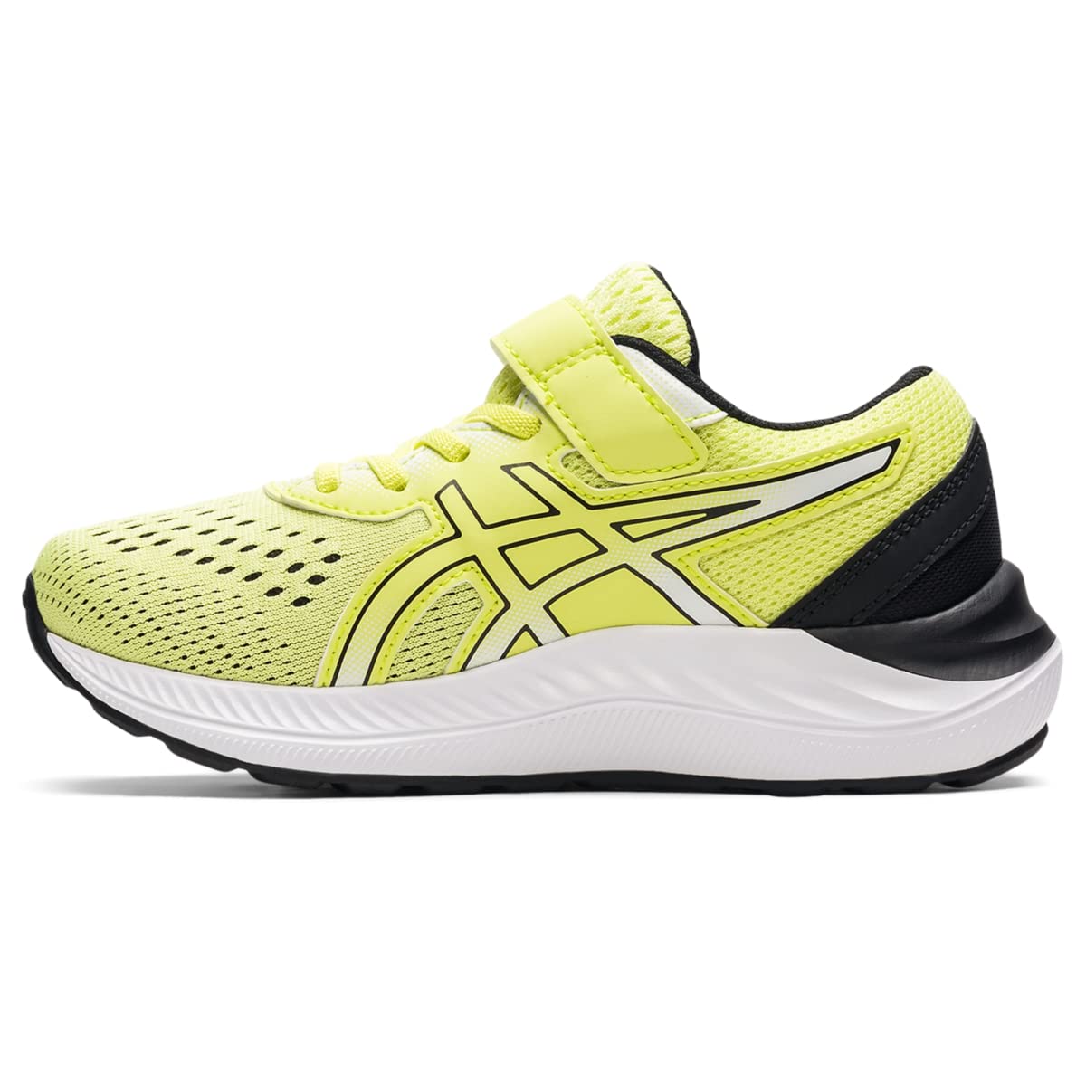 ASICS Kid's Pre Excite 8 Pre-School Running Shoes, 3, Glow Yellow/Black