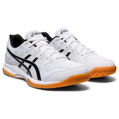 ASICS Men's GEL-Furtherup Volleyball Shoes, 10.5, WHITE/BLACK