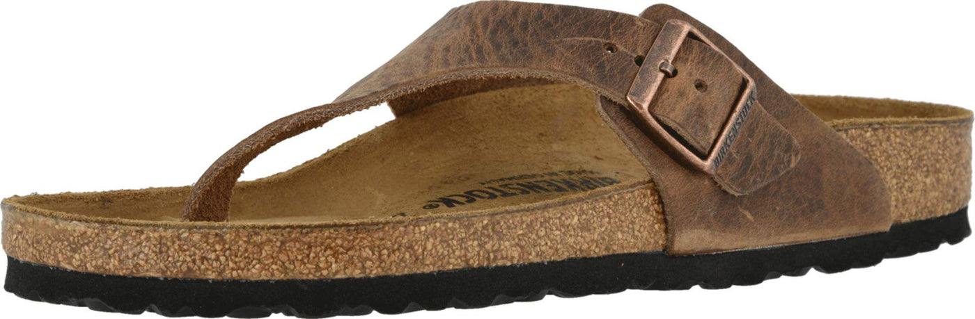 Birkenstock Men's Como Sandals, Camberra Old Tabacco, Brown, Tan, 9 Medium US