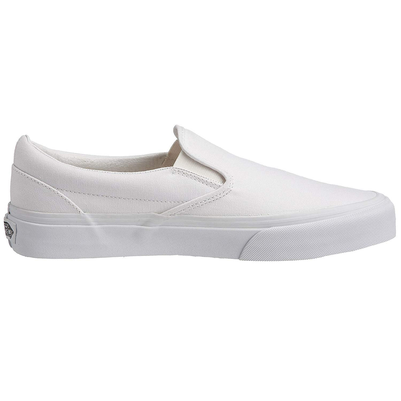 Vans Men's Classic Slip ON Skate Shoes 3.5 (True White)