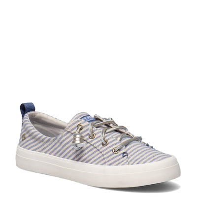 Sperry Women's Crest Vibe/Discontinued Sneaker 7 Blue/Gold