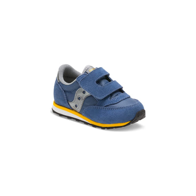 Saucony Baby Girls' Baby Jazz Hook Loop Seasonal Little Kid (4-8 Years) 11.5 Little Kid Blue/Grey