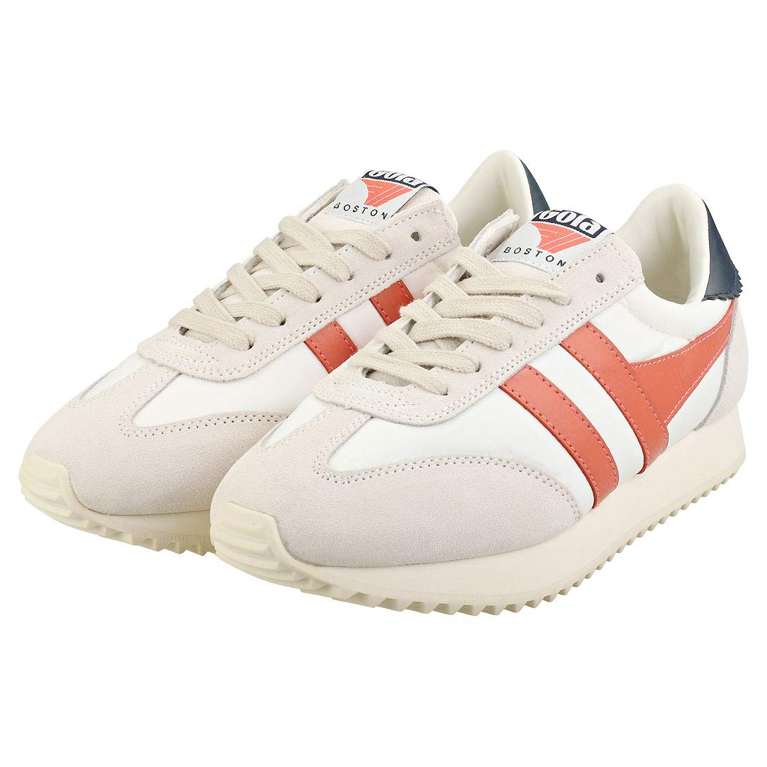 Gola Boston 78 Off-White/Hot Coral/Navy 5 B (M)