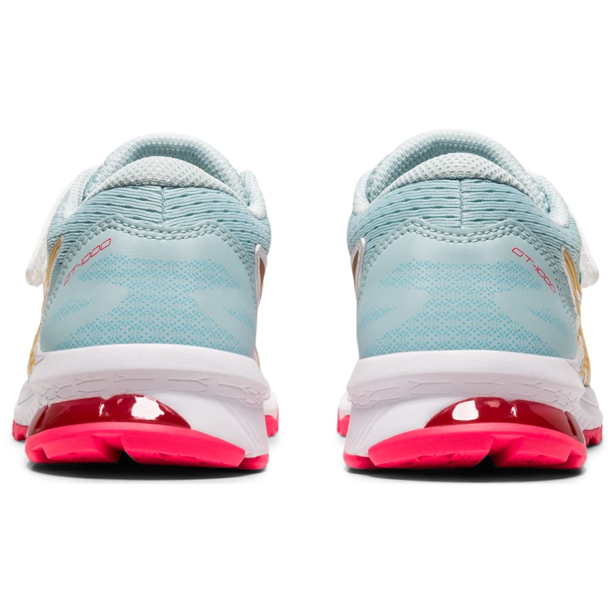 ASICS Girl's GT-1000 10 PS (Toddler/Little Kid) Aqua Angel/Champagne 2 Little Kid M