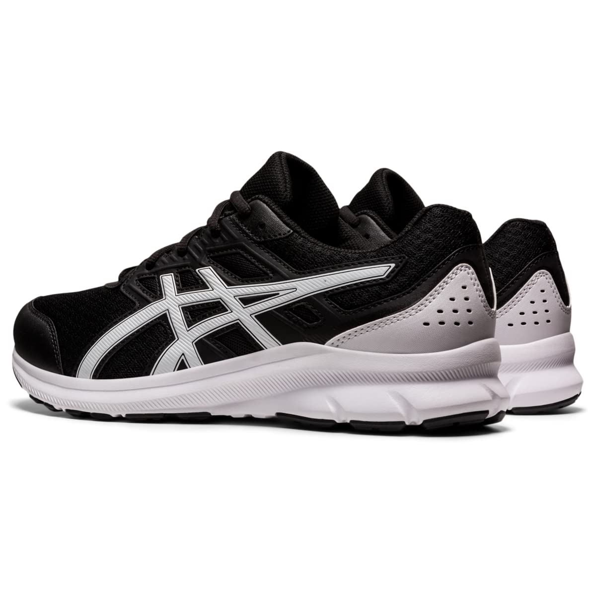 ASICS Men's Jolt 3 Running Shoes, 10, Black/White