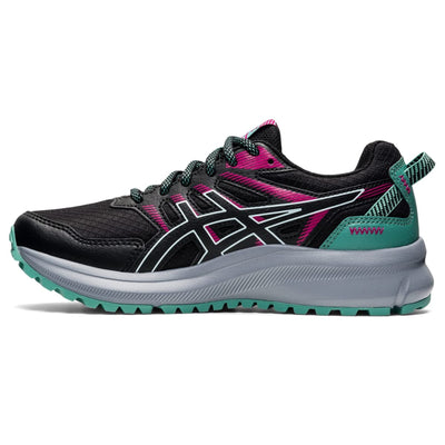 ASICS Women's Trail Scout 2 Running Shoes, 8, Black/Soothing SEA