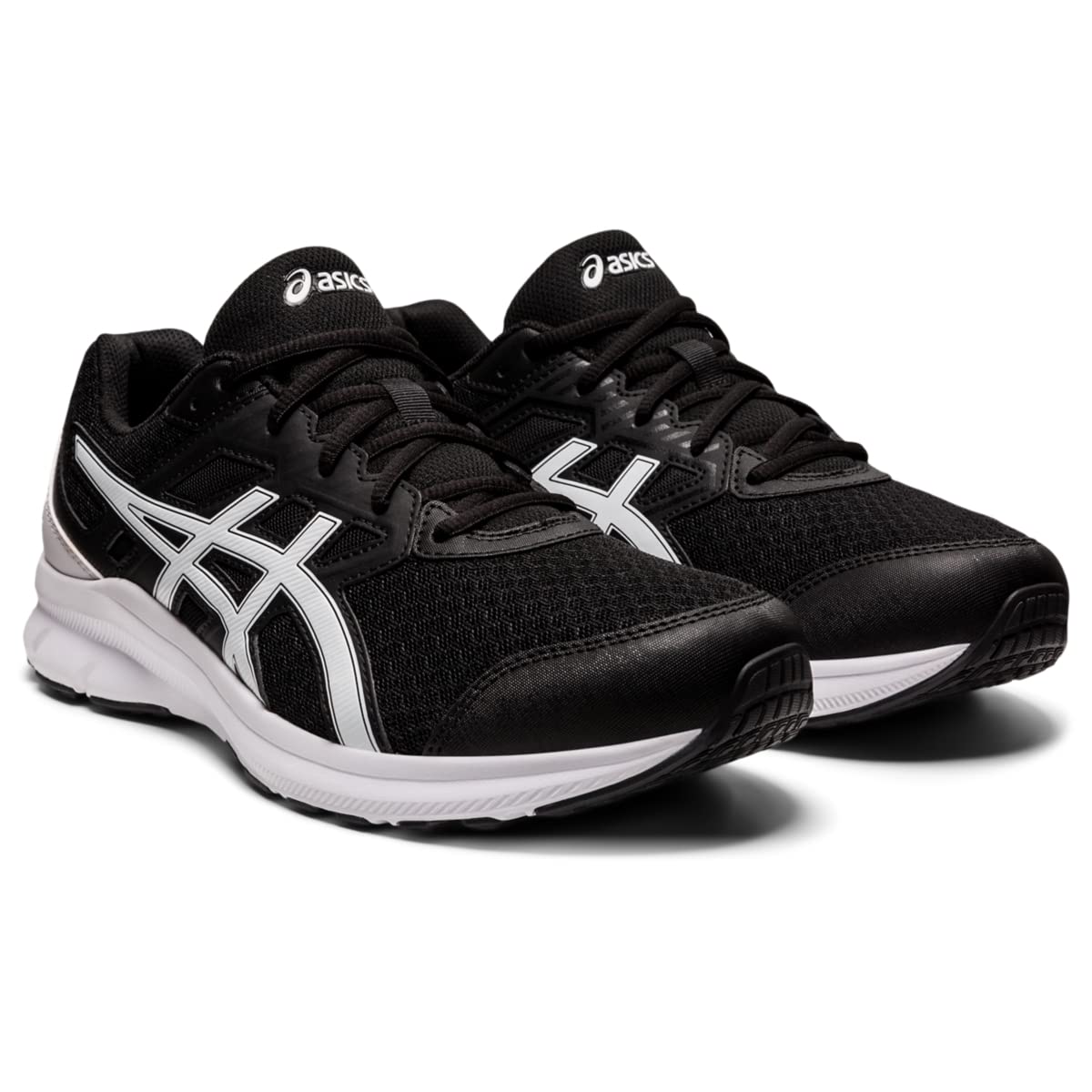 ASICS Men's Jolt 3 Running Shoes, 10, Black/White