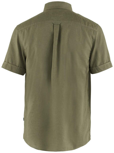 Fjällräven Ovik Travel Short Sleeve Shirt Green LG