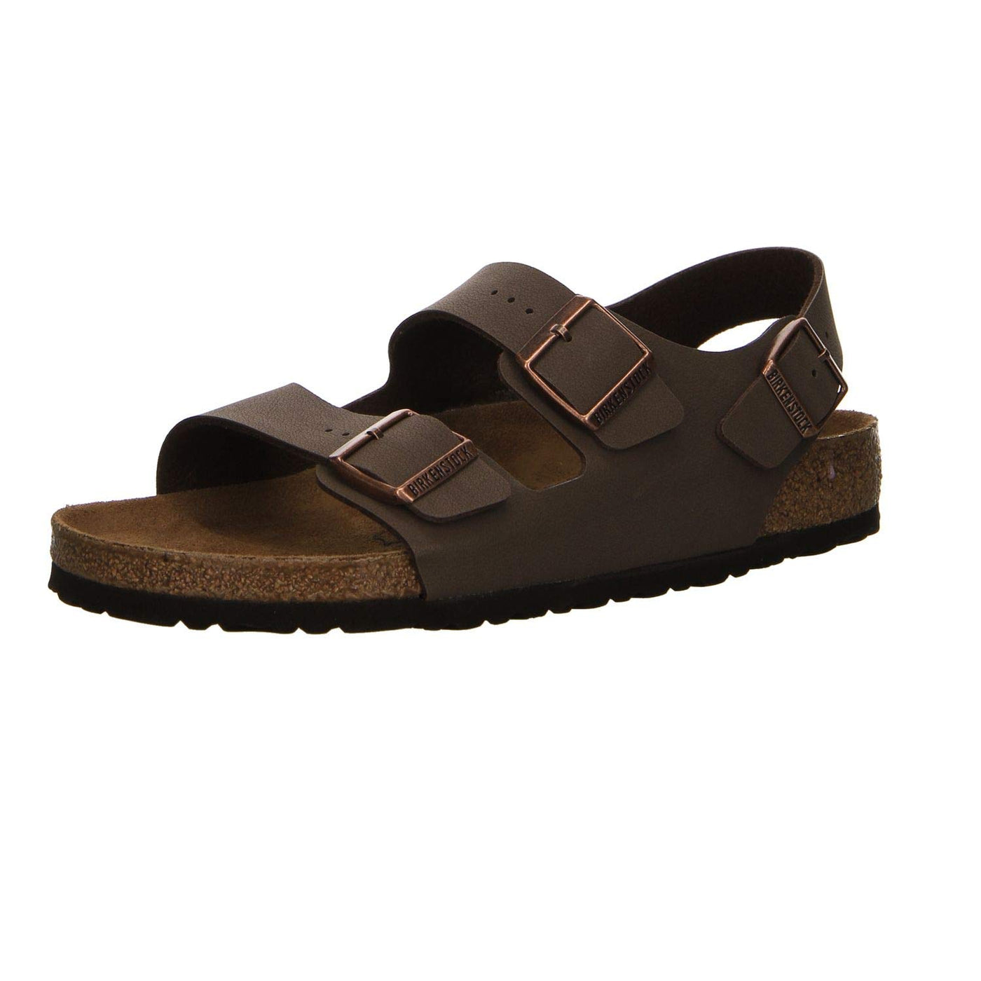 Birkenstock BIRK-634501 Milano Leather Sandals, Mocca, 44