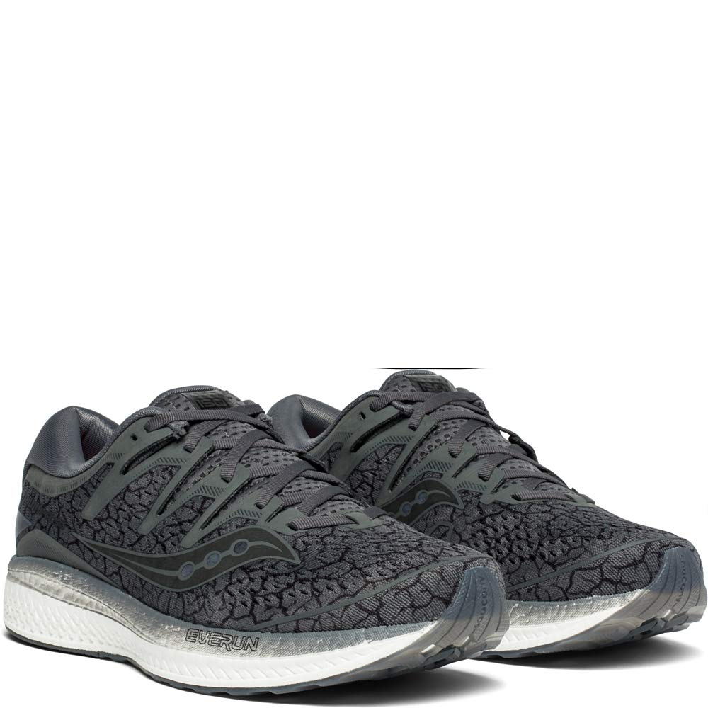 Saucony Men's Triumph ISO 4 Running Shoe 8.5 Ash Quake