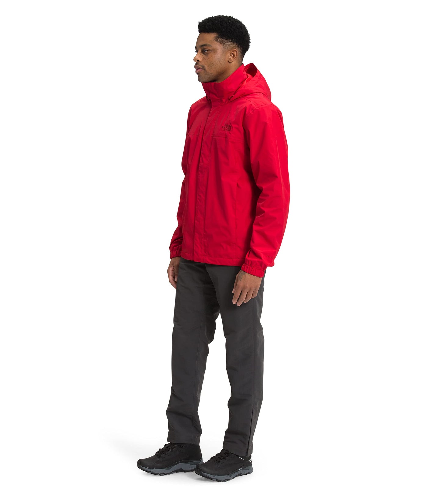 THE NORTH FACE Men's Resolve Waterproof Jacket, TNF Red, Medium