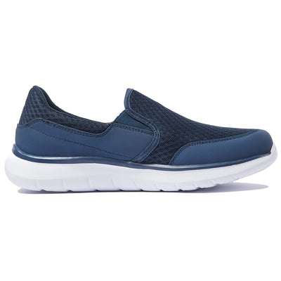 NewDenBer Sport Men's Casual Lightweight Slip-On Walking Shoe Sneakers 15 Dark Blue