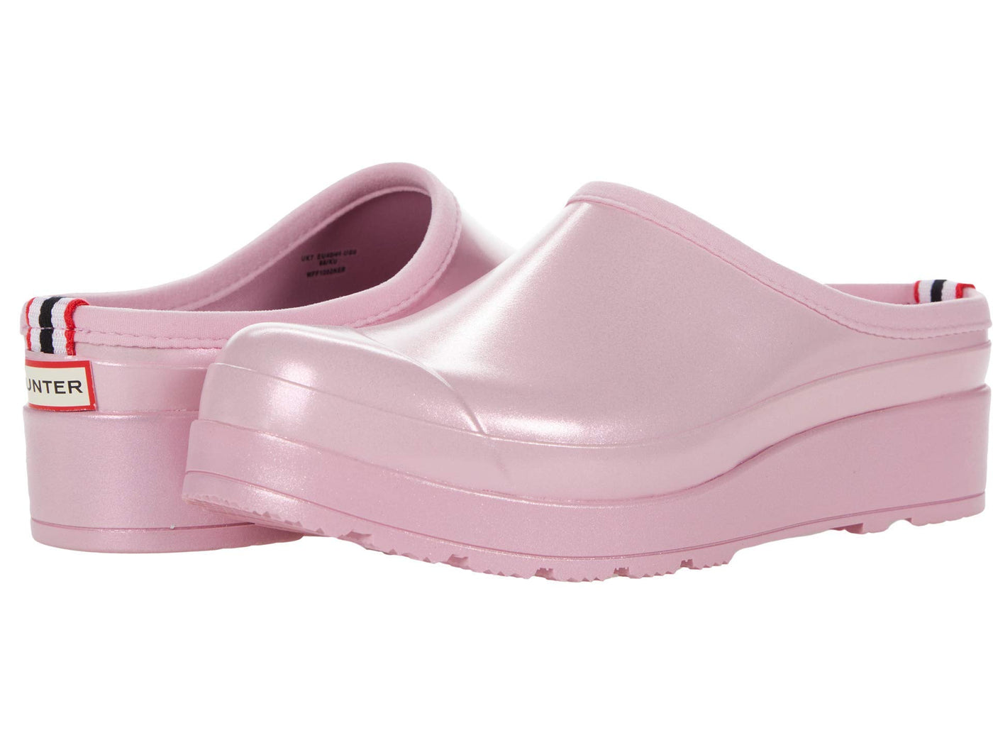 Hunter Original Play Nebula Clogs for Women Offers Man-Made Upper, Waterproof Upper, and Textured Sole and Soft Lining Foxglove 7 M