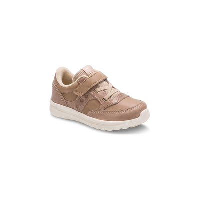 Saucony Unisex-Child Baby Jazz LITE Sneaker, tan, 8.5 Medium US Toddler