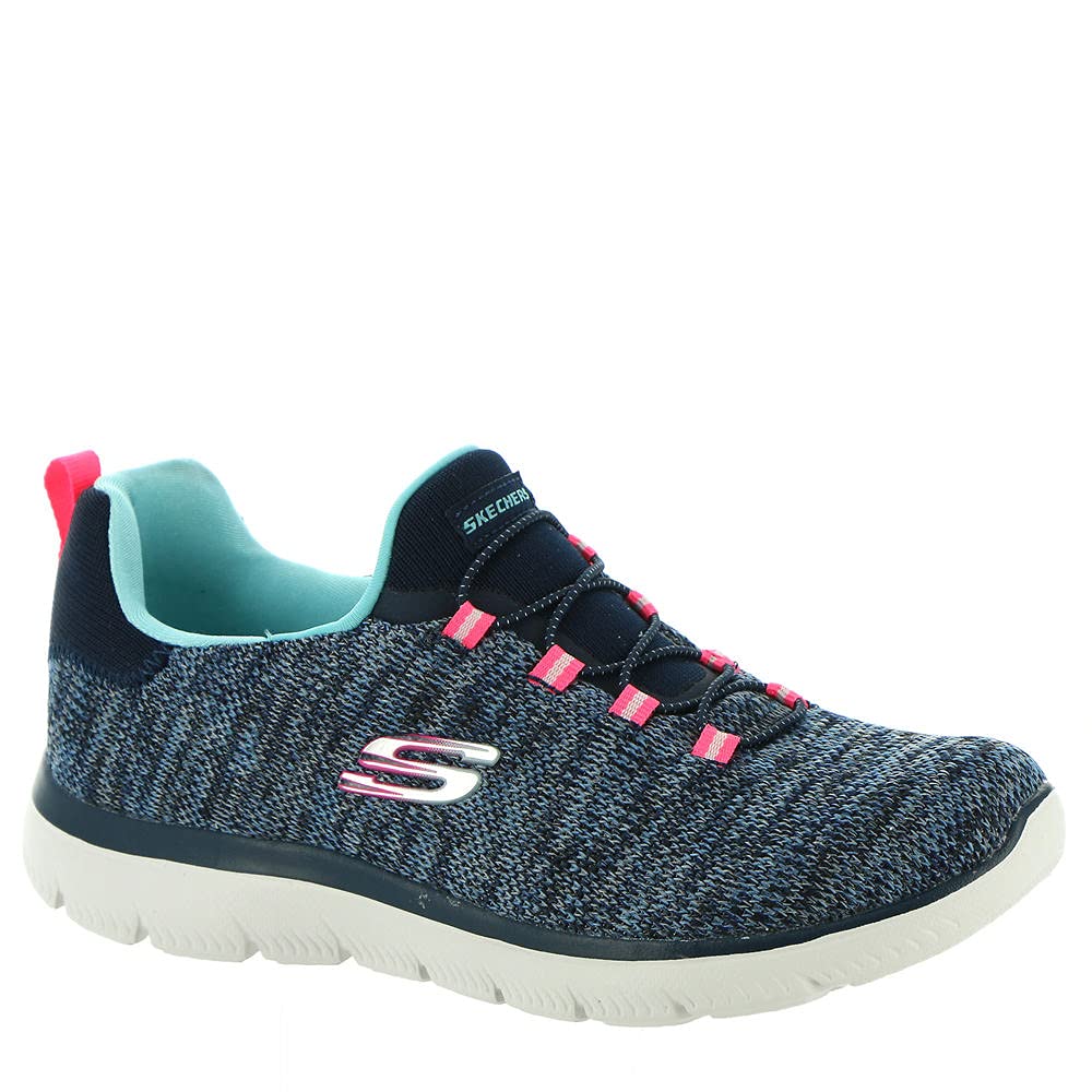 Skechers Sport SummitsFlyness Womens Slip On CD US NavyMint