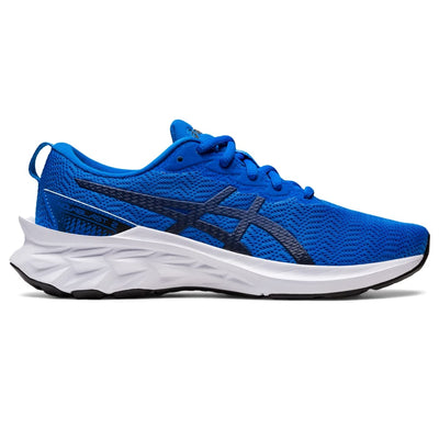 ASICS Kid's NOVABLAST 2 Grade School Running Shoes, 5, Electric Blue/DEEP Ocean