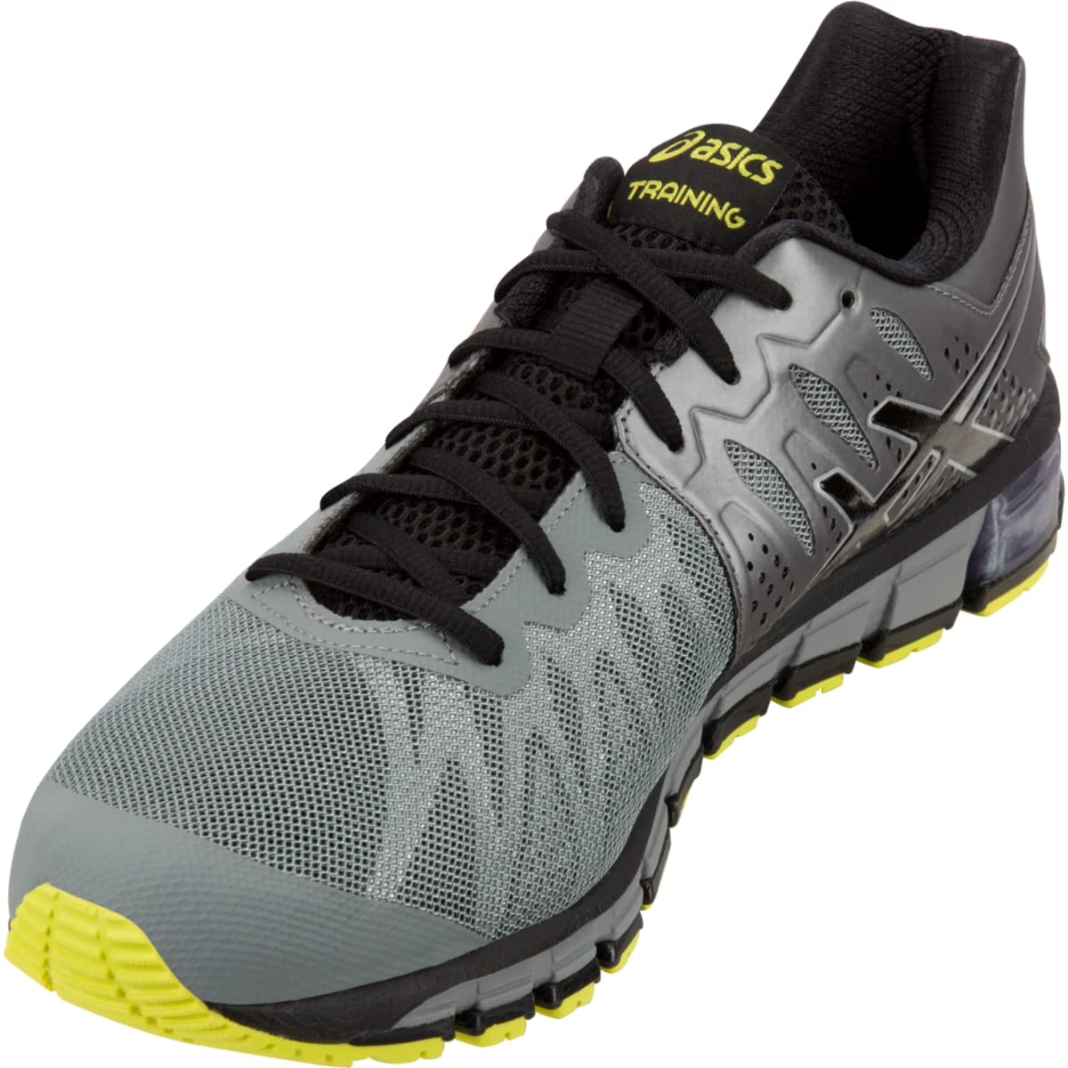 ASICS Men's Gel-Quantum 180 Trail Training Shoes, 7.5, Monument/Black/Sulpher Spring