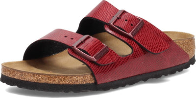 Birkenstock Women's, Arizona Birkoflor Slide Sandal - Narrow Width Maroon 41 M 10