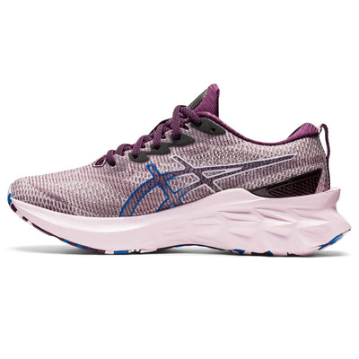 ASICS Women's NOVABLAST 2 LE Running Shoes 12 Deep Plum/Barely Rose