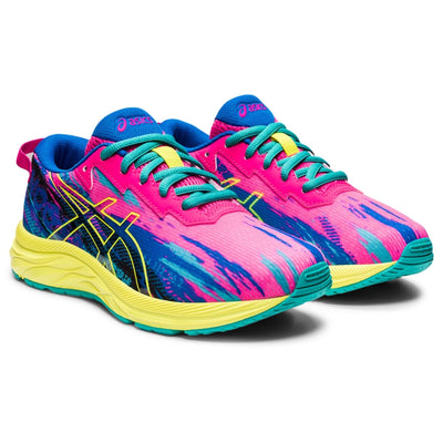 ASICS Kid's Gel-Noosa TRI 13 Grade School Running Shoes 2.5 Big Kid Pink Glo/Sour Yuzu