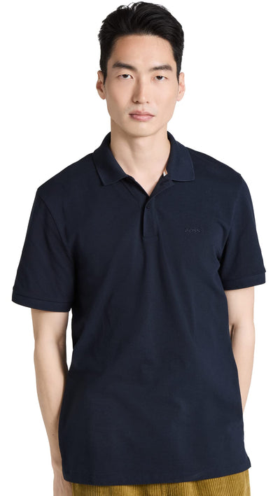 BOSS Hugo Men's Pallas Polo Shirt, Dark Blue, M