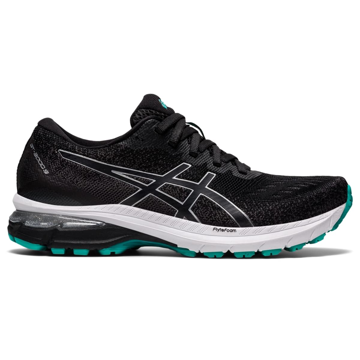 ASICS GT-2000 9 Black/Pure Silver 8 B (M)