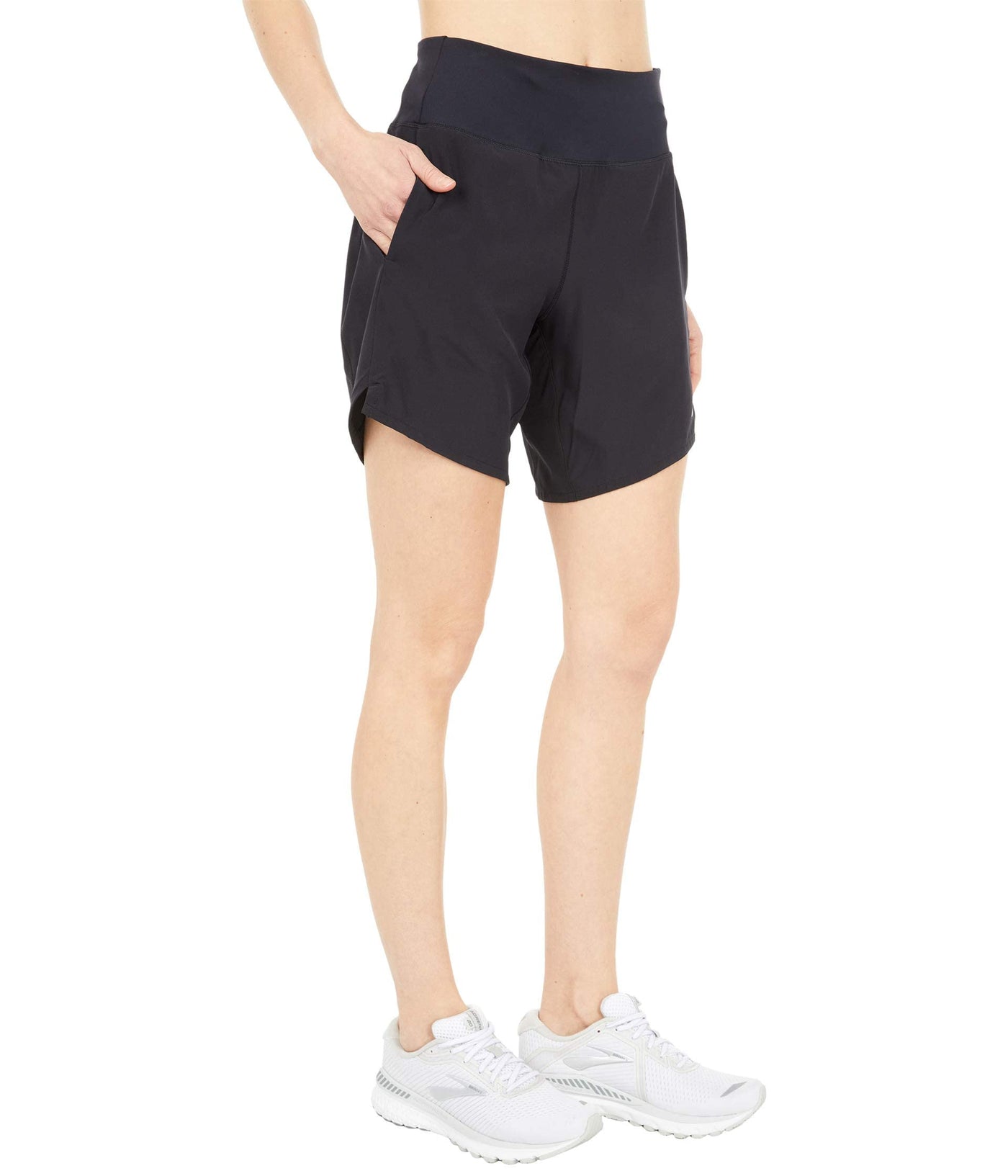 Brooks Womens Chaser 7" Shorts Black MD (US 8-10) 7